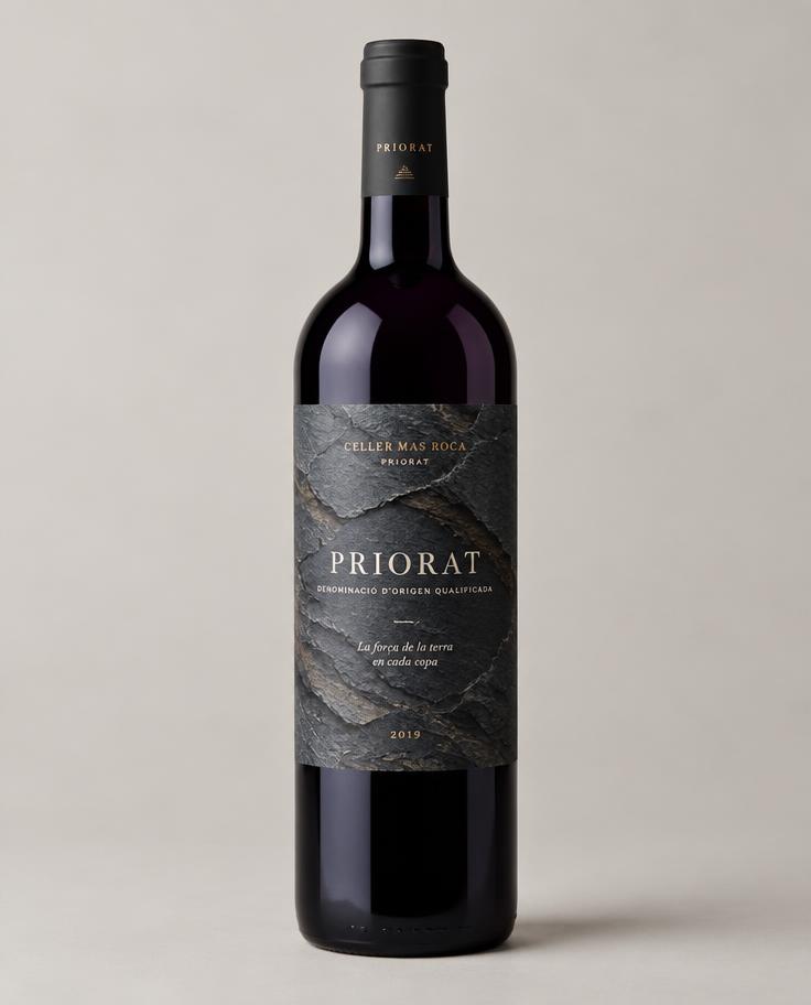 A bottle of our exquisite Clos Figueras Font de la Figuera